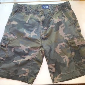 The North Face Mens Camo Cargo Shorts Size 40